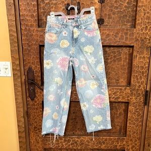Wild Fable Flower Floral Jeans 00